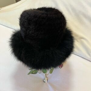 Elegant Black Fur Hat